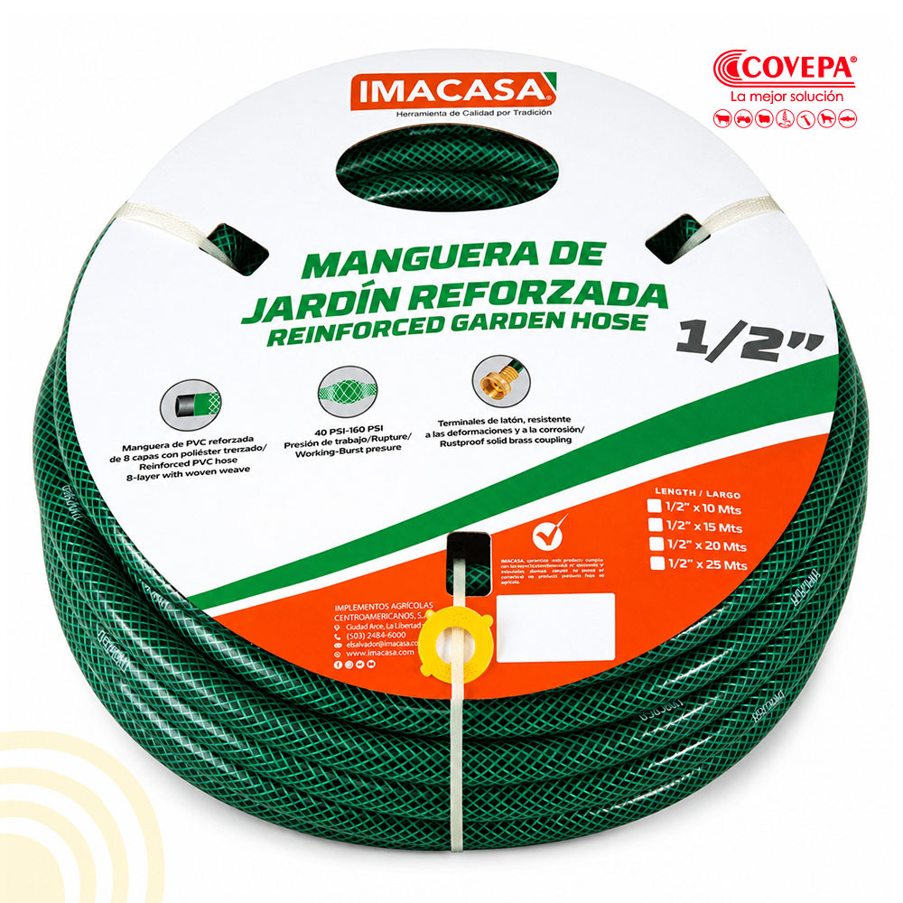 Manguera de Jardín Imacasa 10 Metros 1/2"