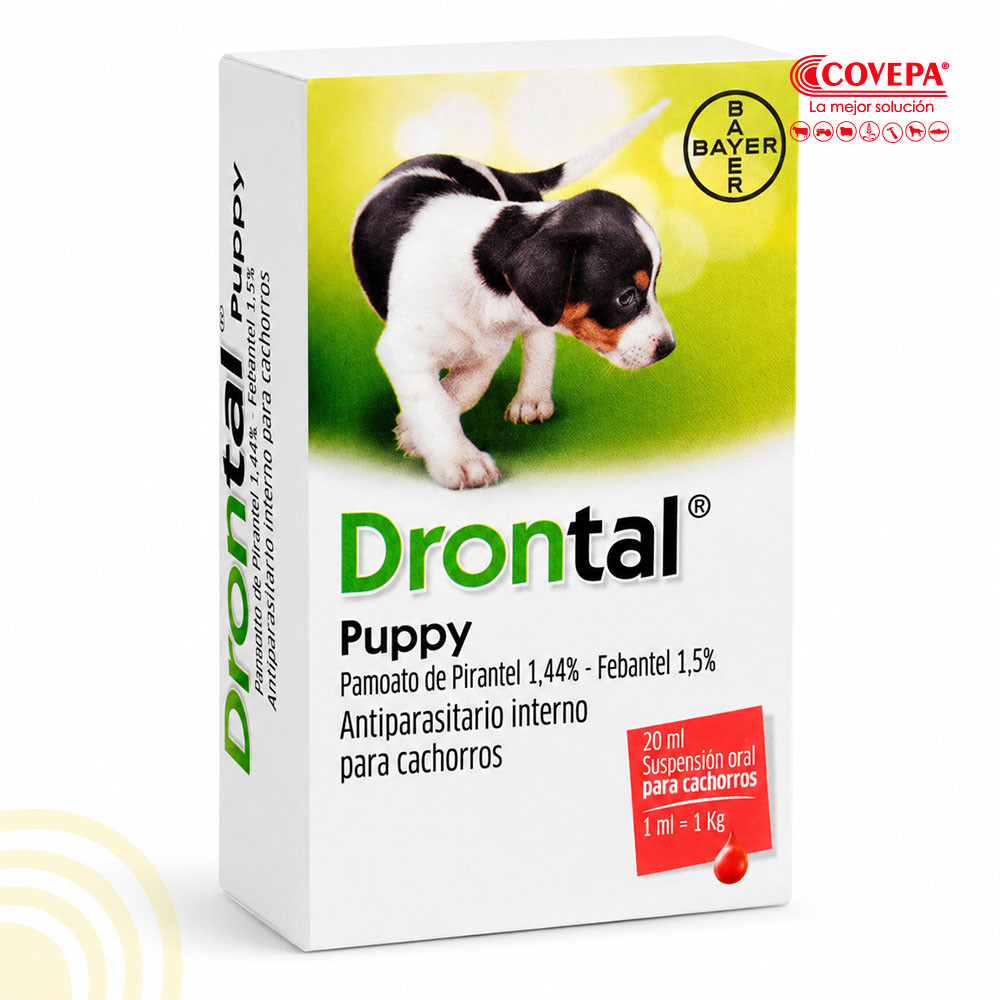 Antiparasitario Interno Drontal Puppy Cachorro 20ml