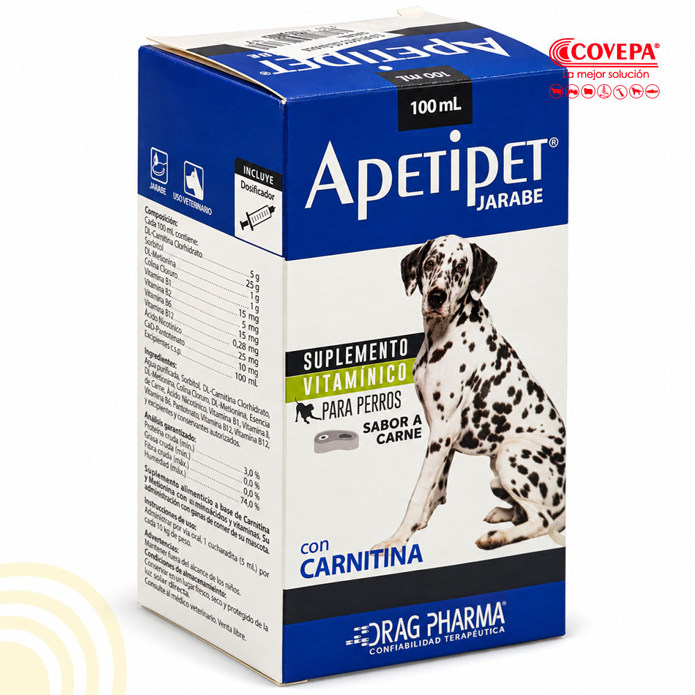 Suplemento Apetipet Jarabe 100ml