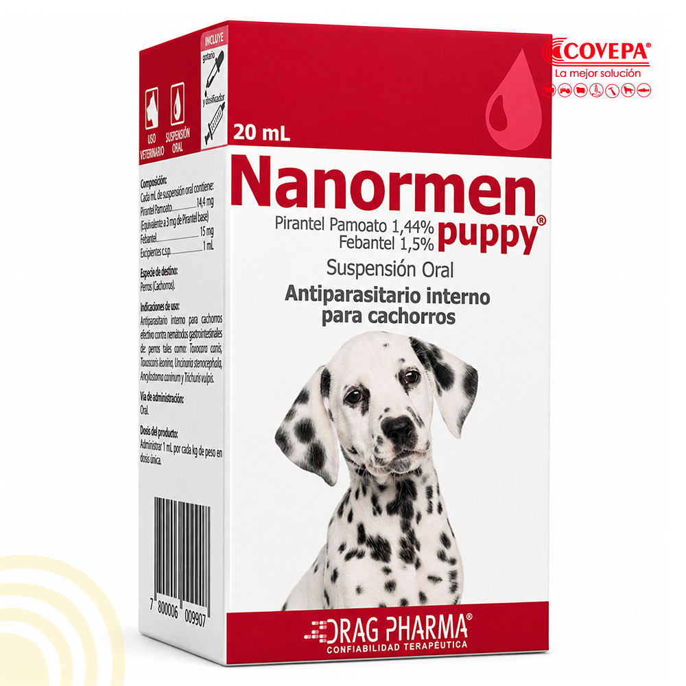 Antiparasitario Perro Nanormen Puppy Gotas 20ml