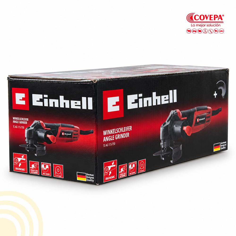 Esmeril Angular Einhell 4 1/2" 750W TC-AG 115/750