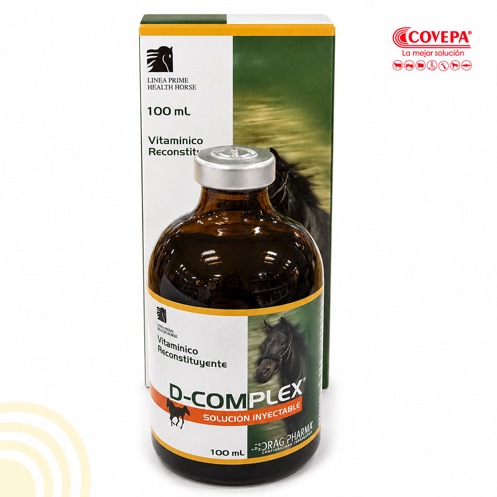 D-Complex Vitamínico Inyectable para Caballos 100ml