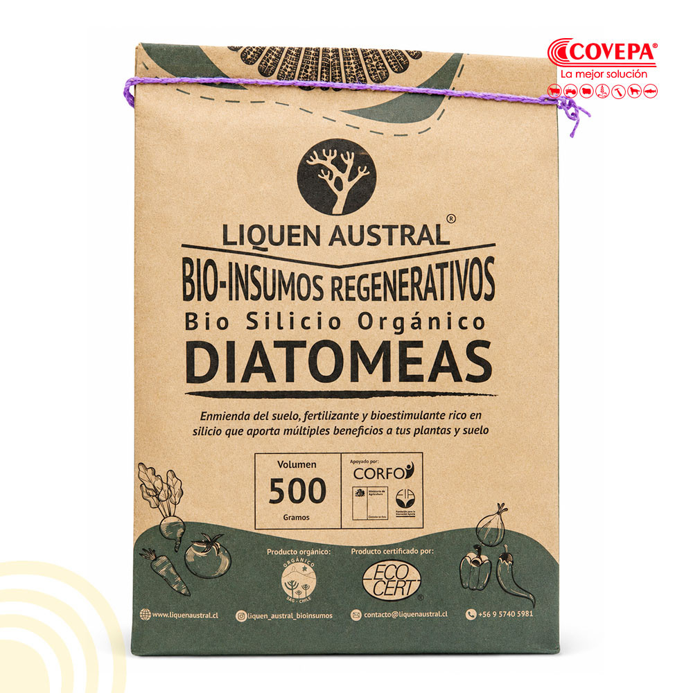 Silicio Orgánico de Diatomeas 500g Liquen Austral
