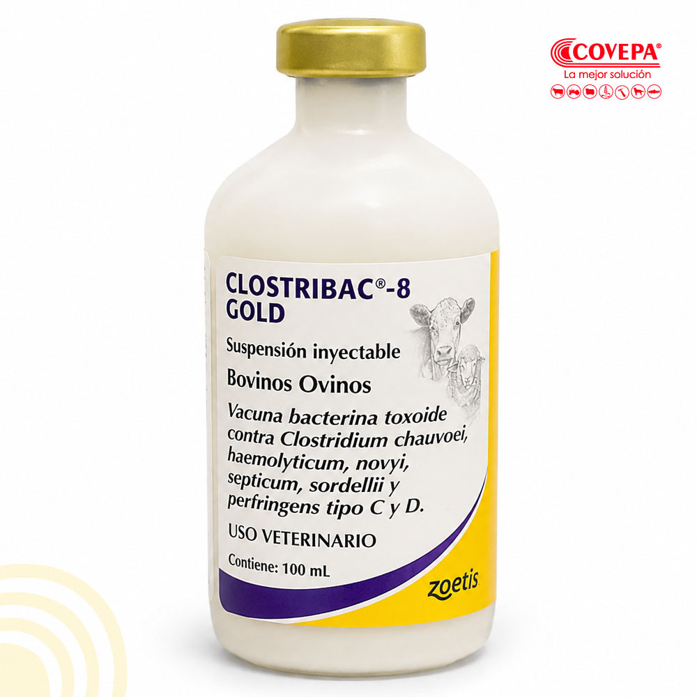 Vacuna Clostribac-8 Gold 100ml (50 Dosis)