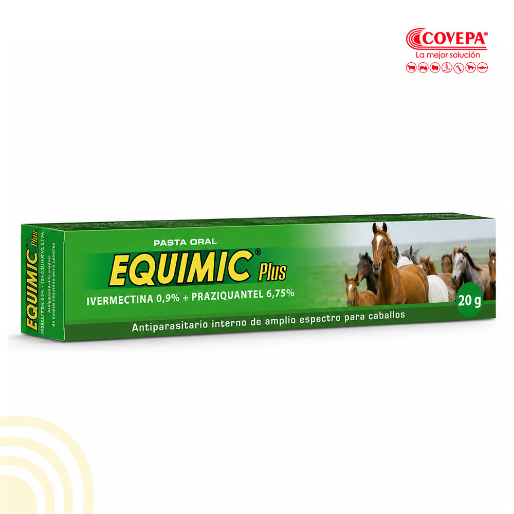 Antiparasitario Equimic Plus Pasta Equina 20 g