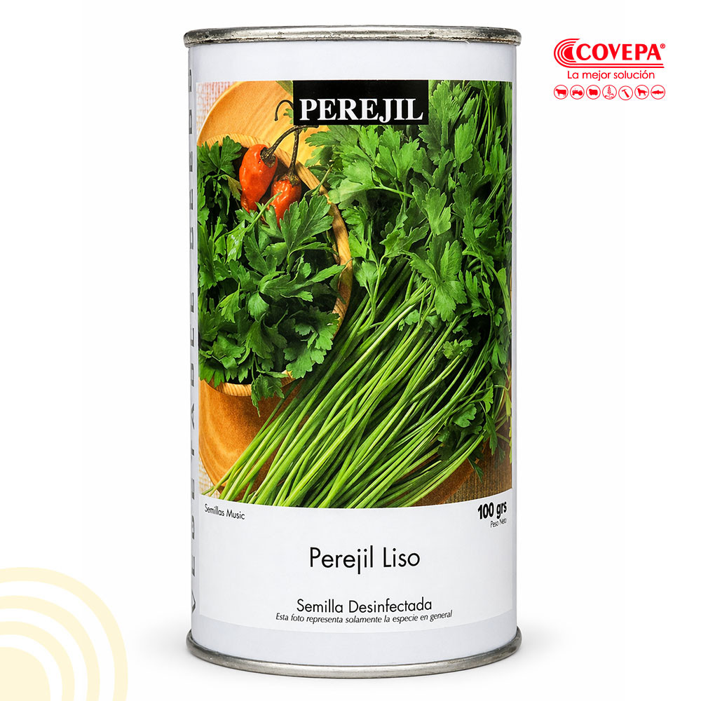 Semilla Hortaliza Perejil Liso Farmers Tarro 100gr