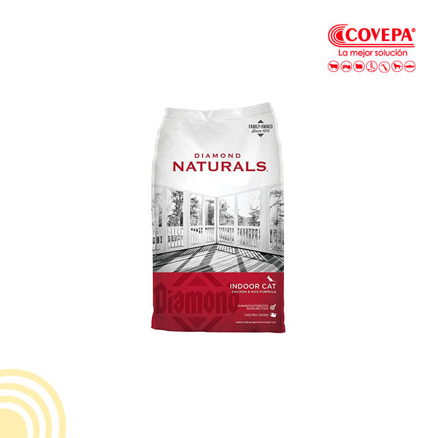 GATO DIAMOND NATURALS ADULTO INDOR X 3 KG