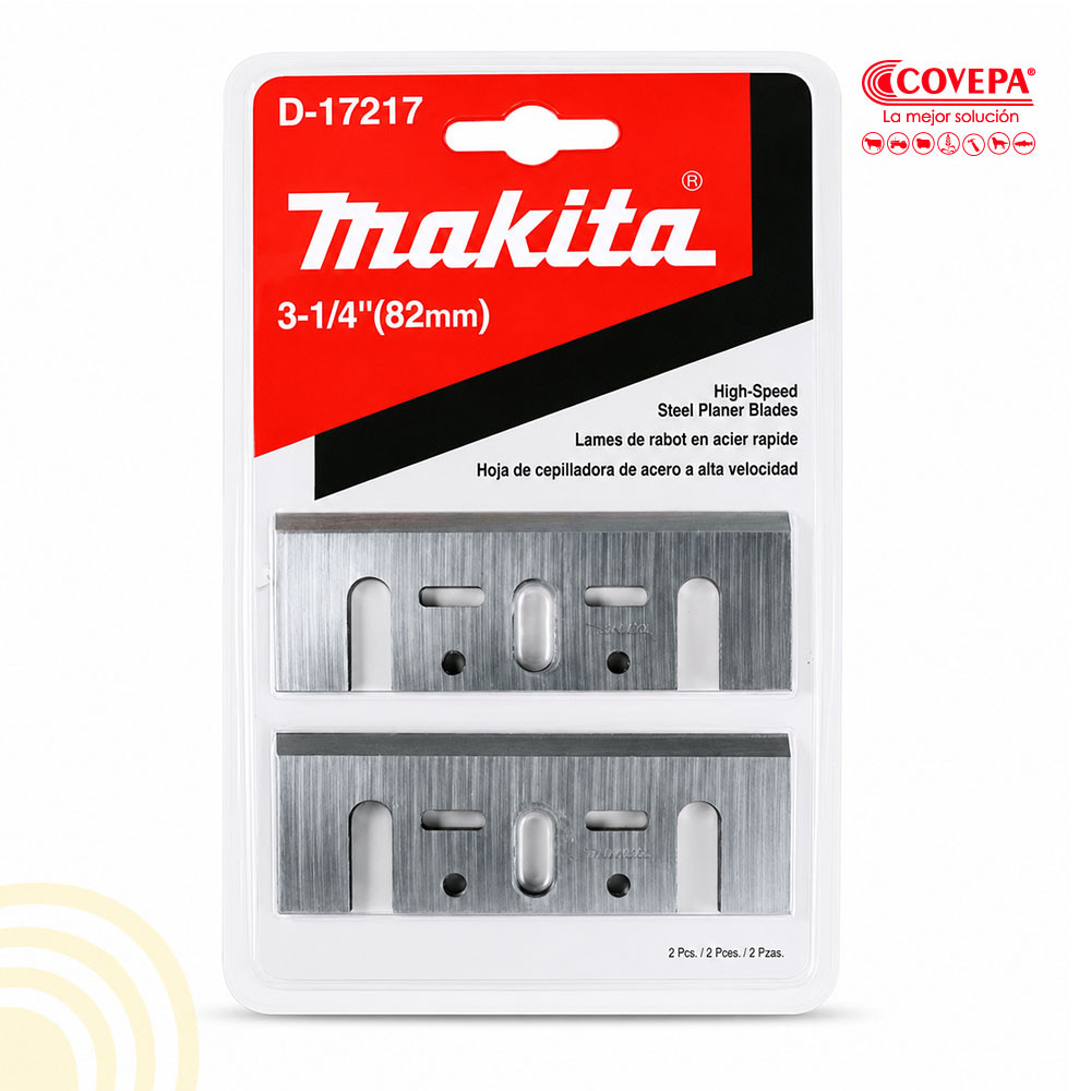 Cuchillo de Cepillo 82mm HSS Makita D-17217