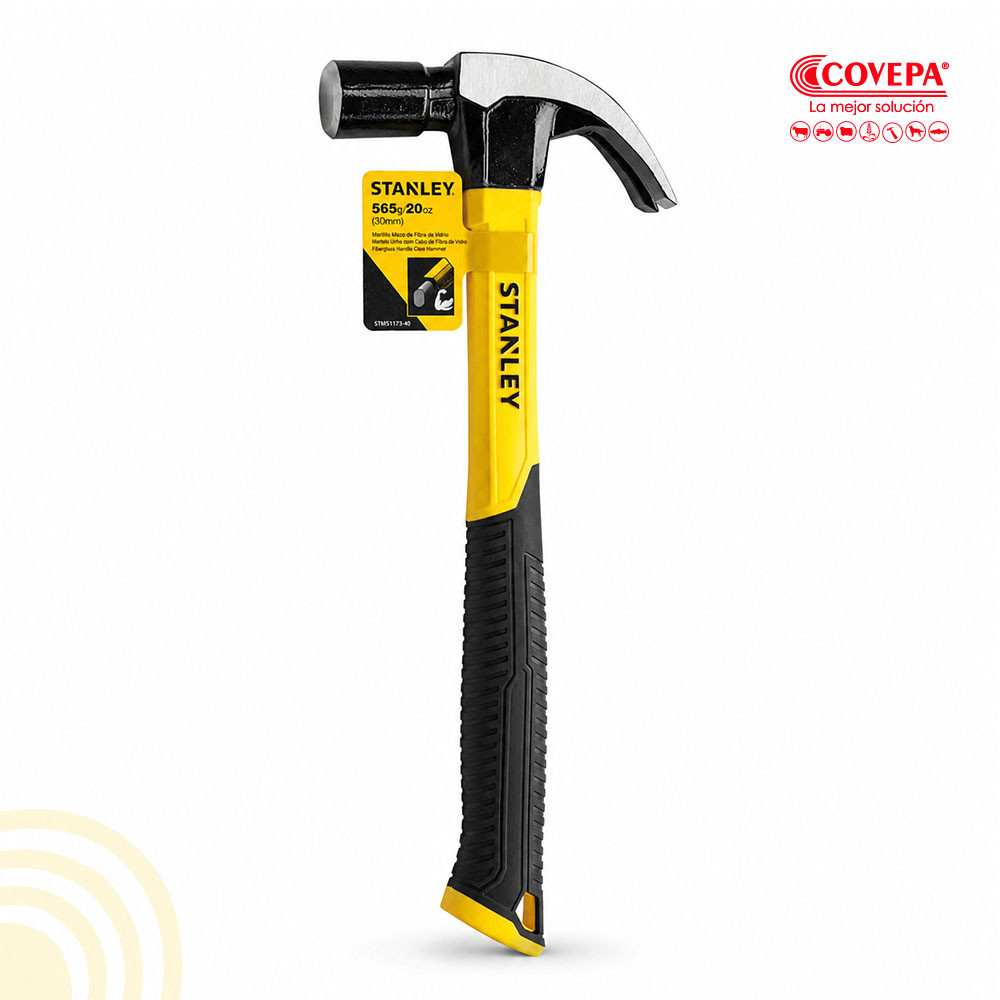Martillo Carpintero Stanley Mango Fibra de Vidrio 20oz STHT51392