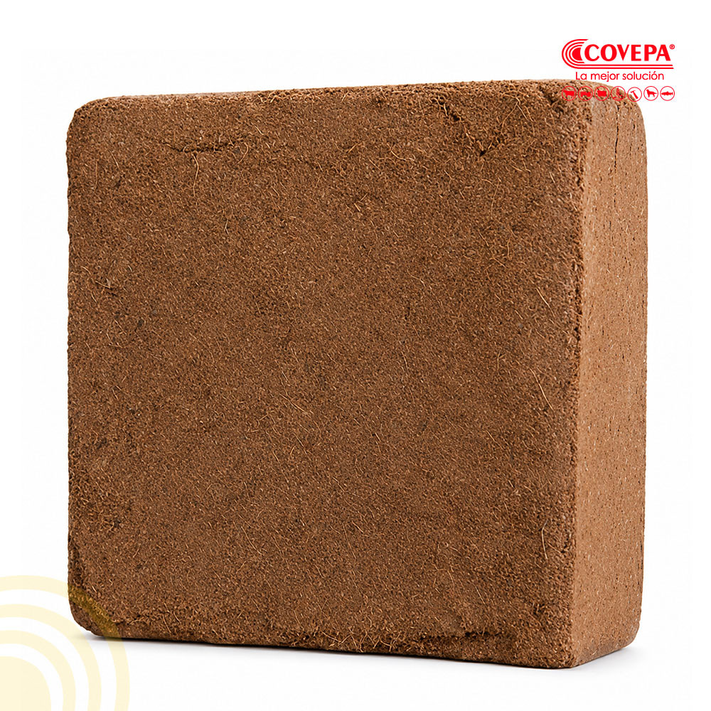 Sustrato Fibra de Coco 4kg (aprox) Cubo