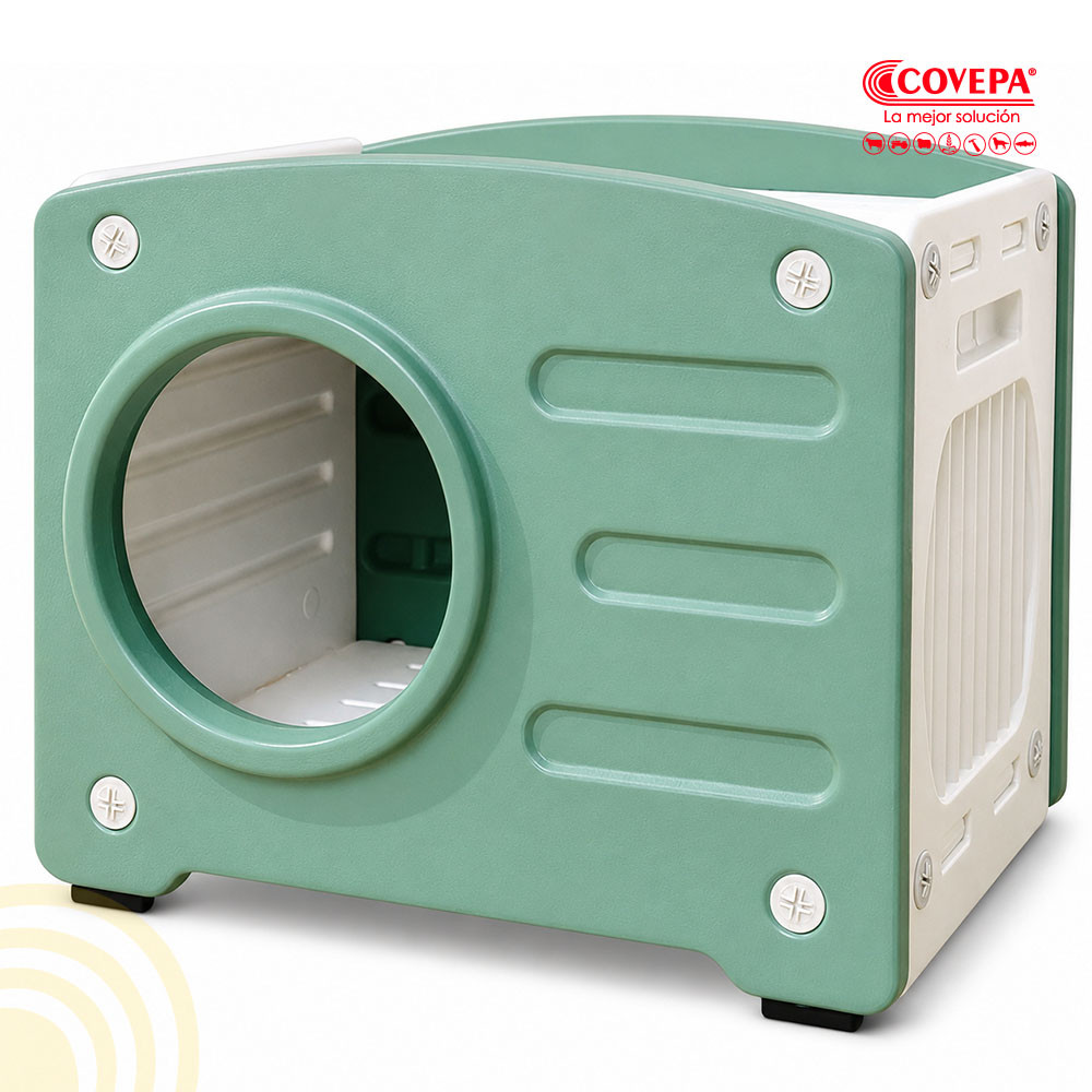 Casa para Gato con Rascador 56x42cm