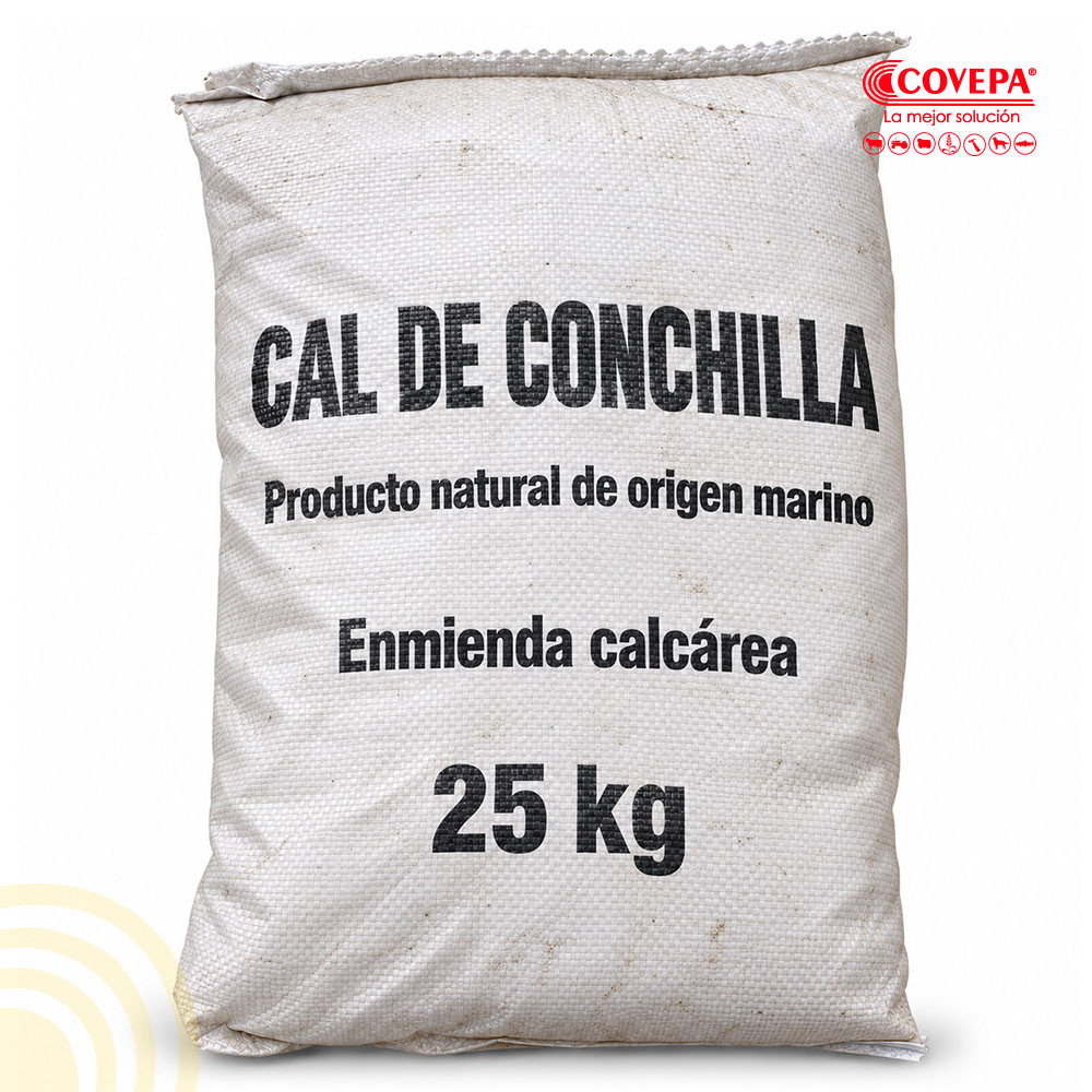 Cal de Conchilla Carbonato de Calcio 25 kg