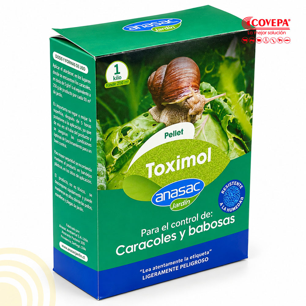 Cebo Caracoles Babosas Toximol Pellet 1kg