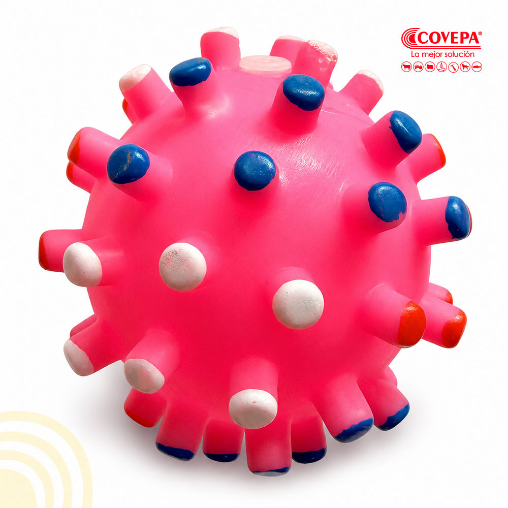 Pelota de Goma con Púas para Perros Chica