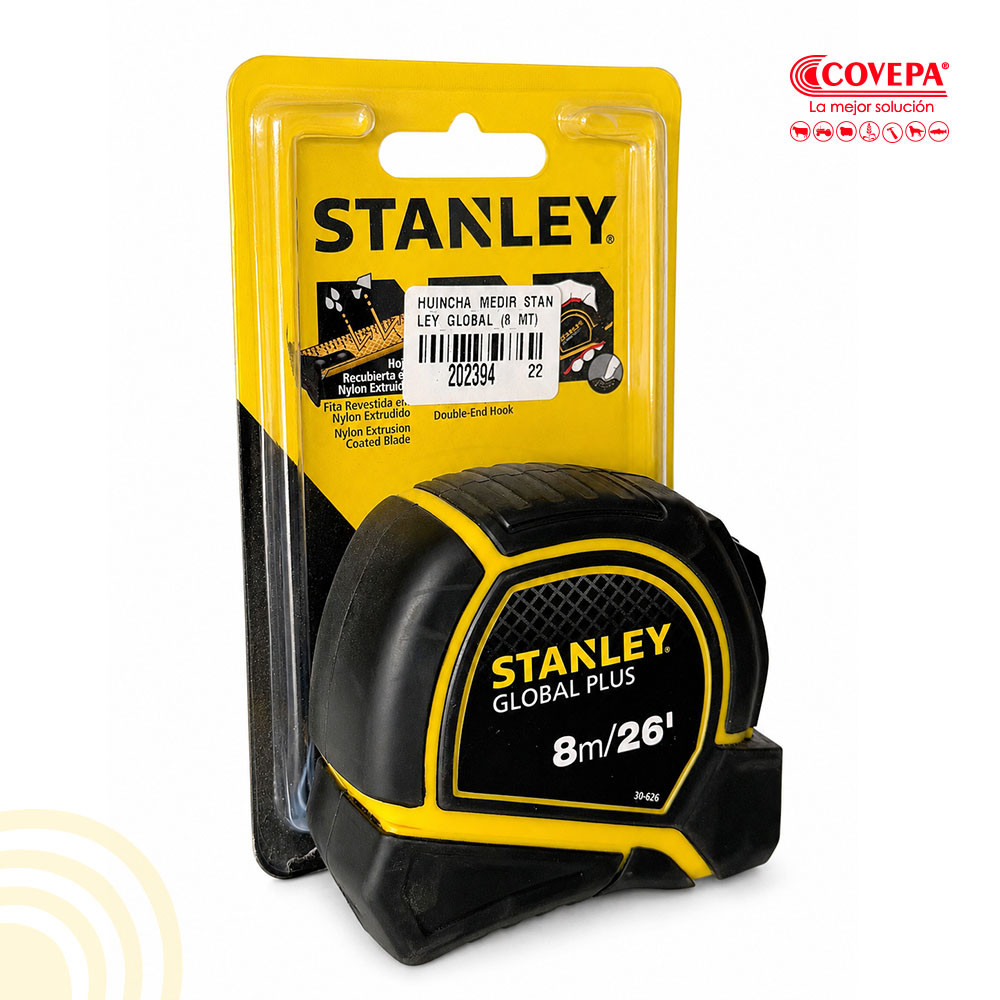 Huincha de Medir Stanley Global Plus 8m 30-626