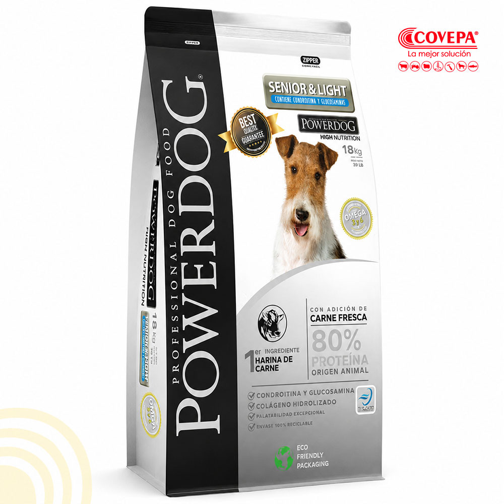 Alimento Perro Powerdog 18kg Senior