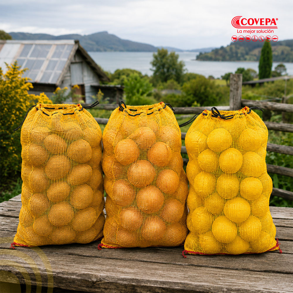 Malla Papera Amarilla 25 kg (Saco Raschel)