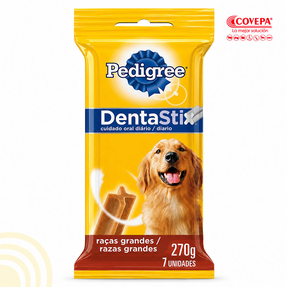 Snack Perro Pedigree Dentastix Raza Grande 270g (7u)