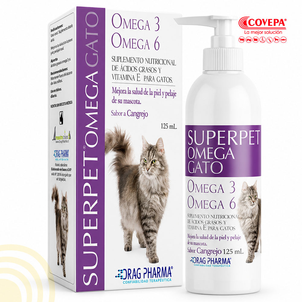 Suplemento Superpet Omega Gato 125ml