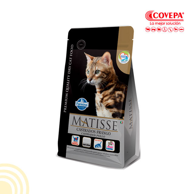 GATO MATISSE CASTRADO POLLO X 2 KG