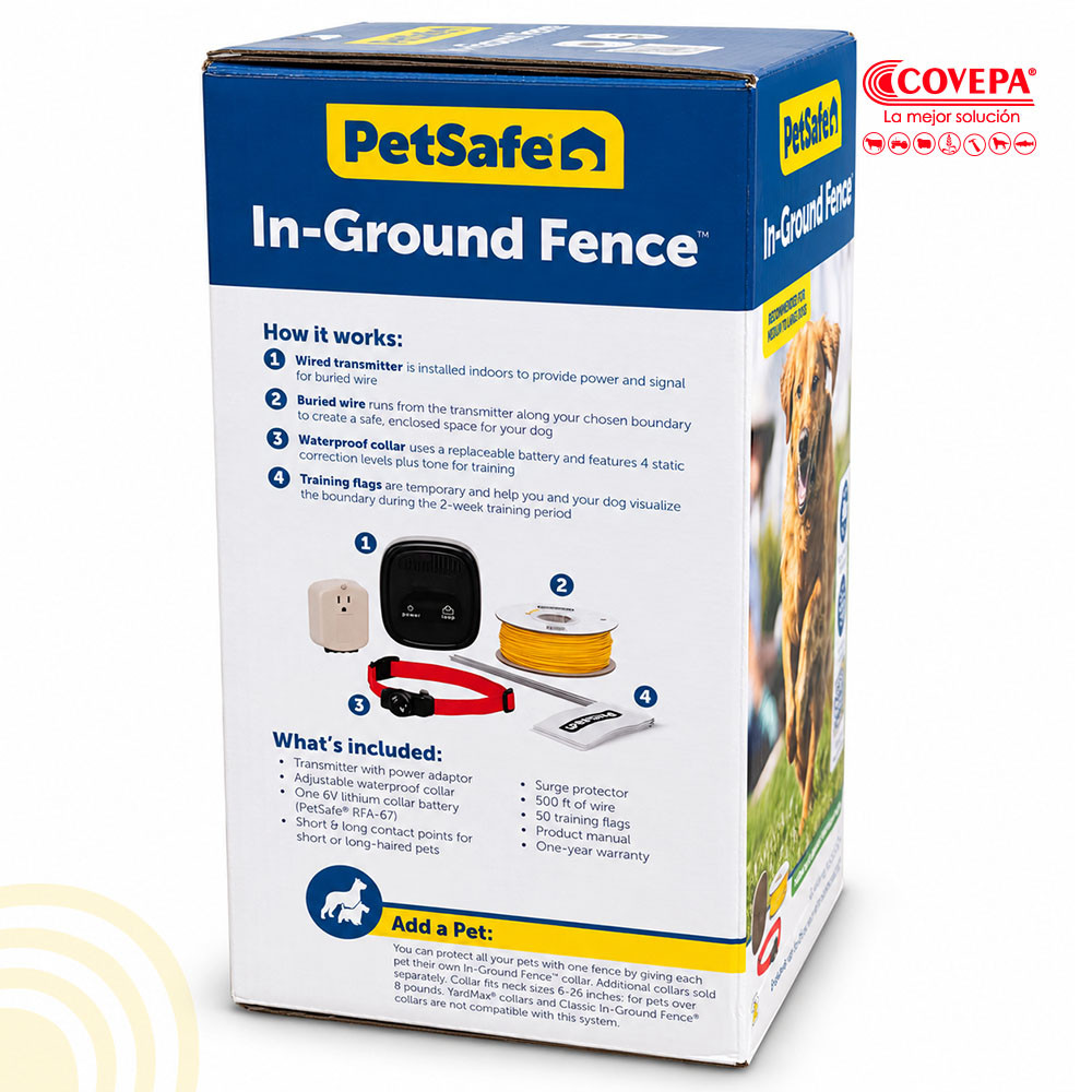 Kit Cerco Invisible Enterrado PetSafe para Perros