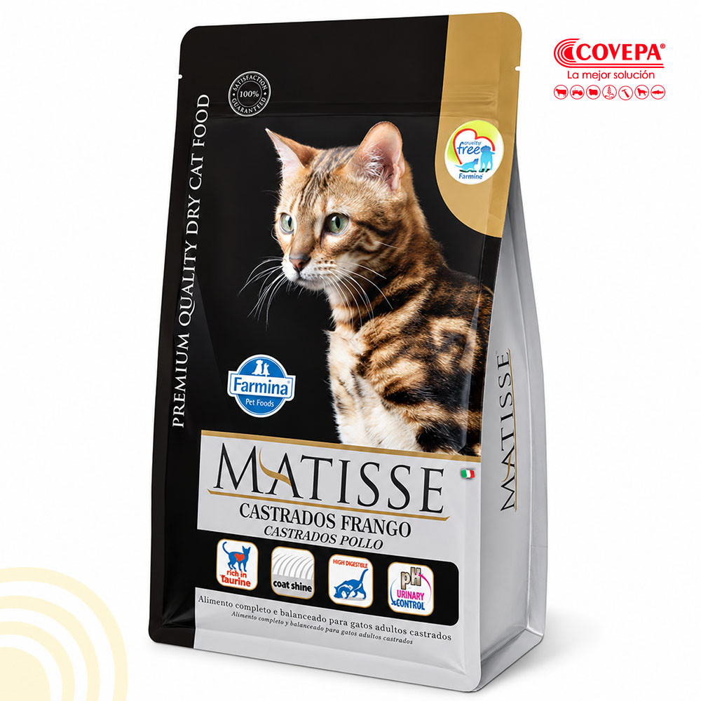 Alimento Gato Matisse 7,5kg Castrado Pollo