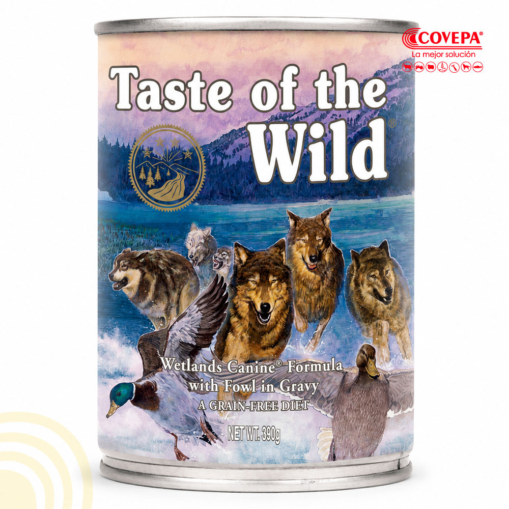 Snack Perro Lata Taste of the Wild Pato 390g