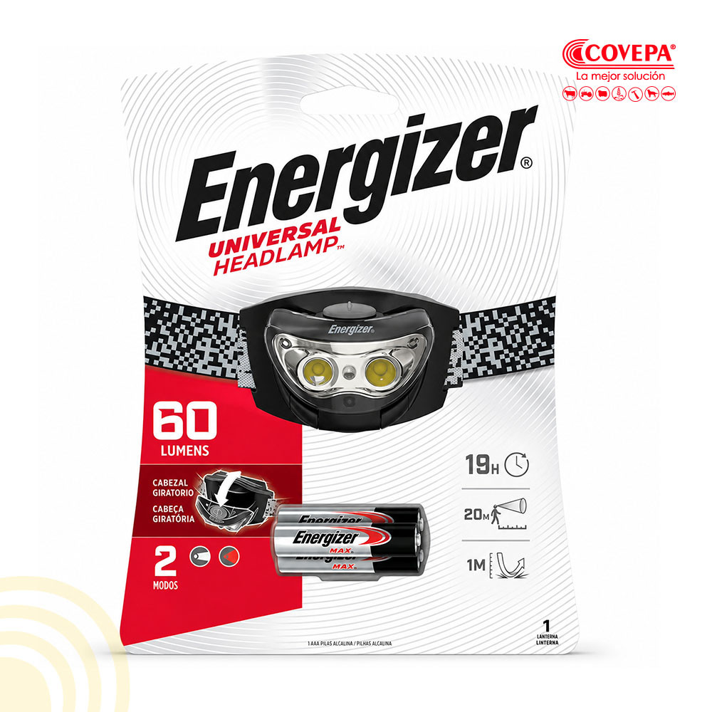 Linterna LED Cabeza Manos Libres 60lum Energizer