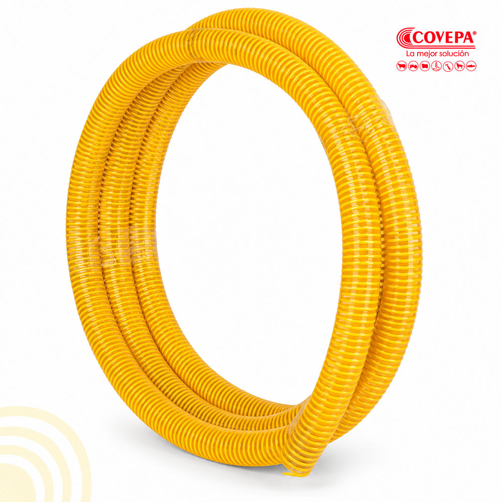 Manguera Liquiflex Amarilla 38mm (1 1/2") por Metro