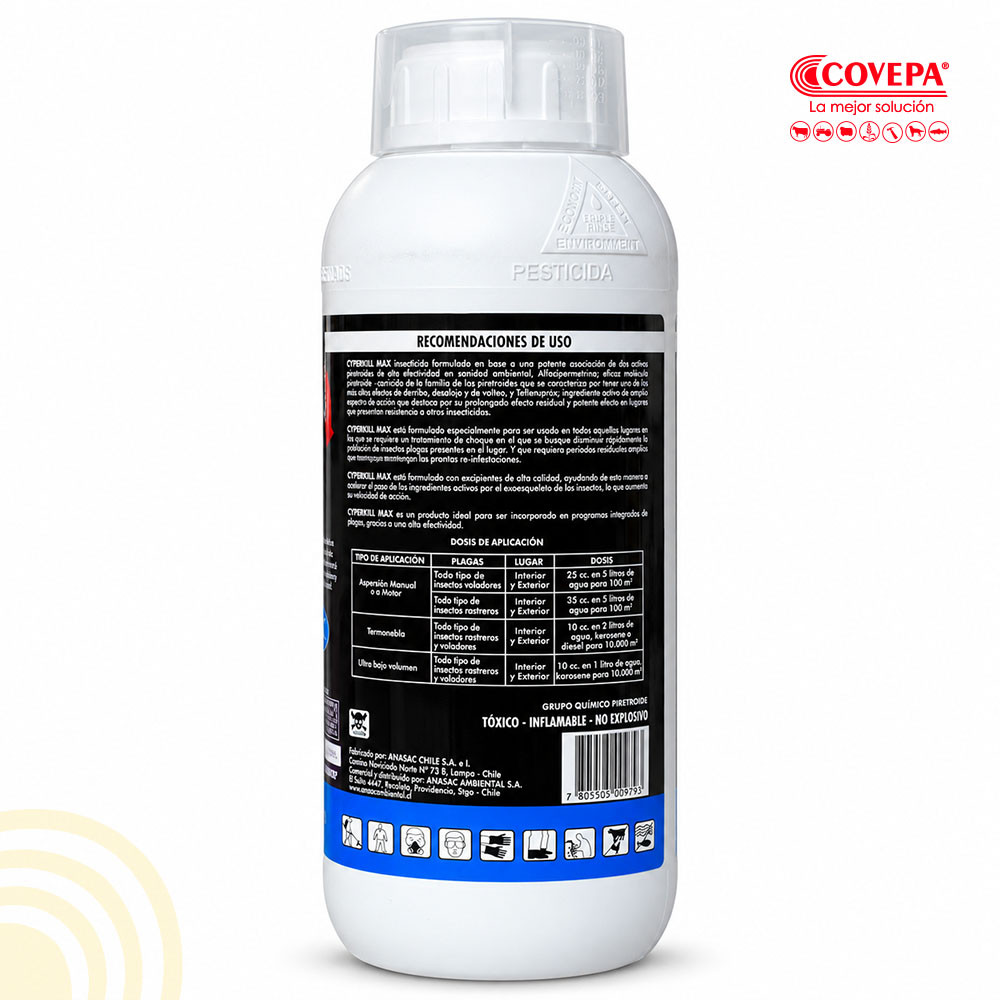 Insecticida Cyperkill Max Anasac 1lt