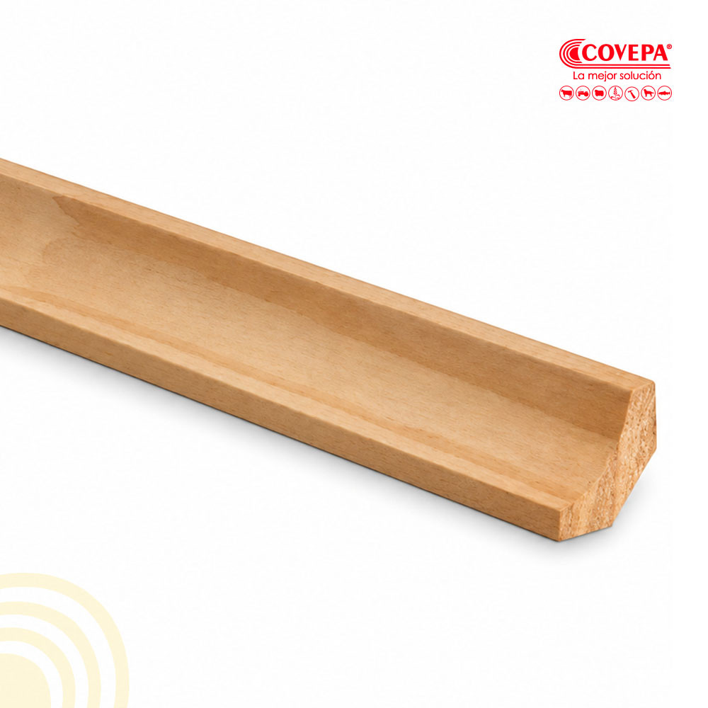 Moldura Media Caña Pino Cornisa 14x41 3mt