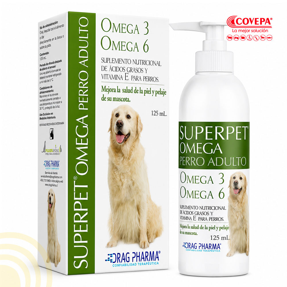 Suplemento Superpet Omega Perro Adulto 125ml
