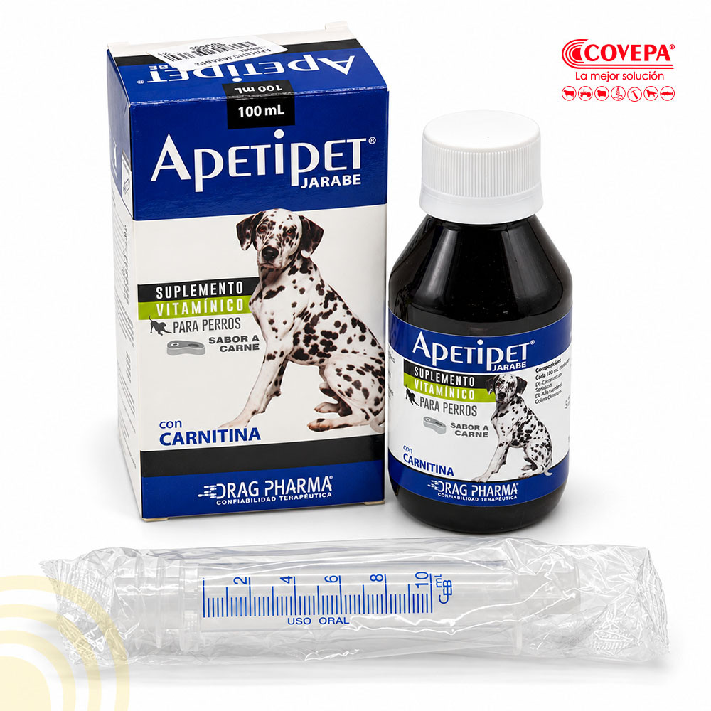 Suplemento Apetipet Jarabe 100ml