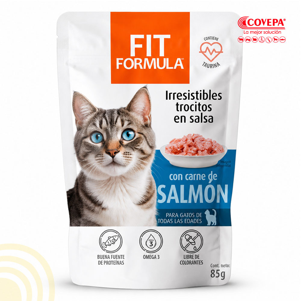 Snack Gato Sobre Fit Formula Salmón 85g