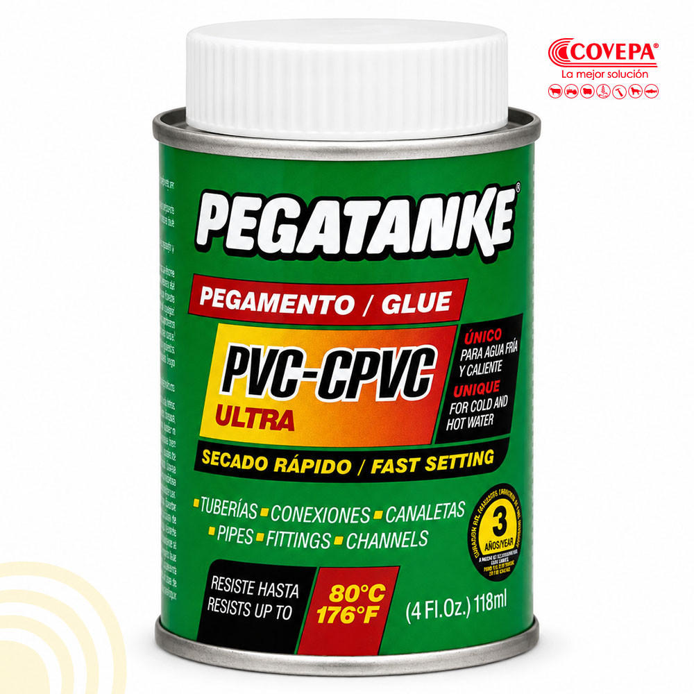 Pegamento Pegatanke PVC/CPVC 118ml