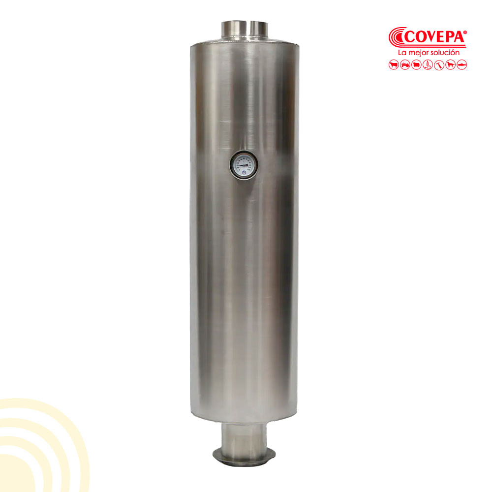 Termocañón Acero Inoxidable 90lt Termostato Valv. Seguridad