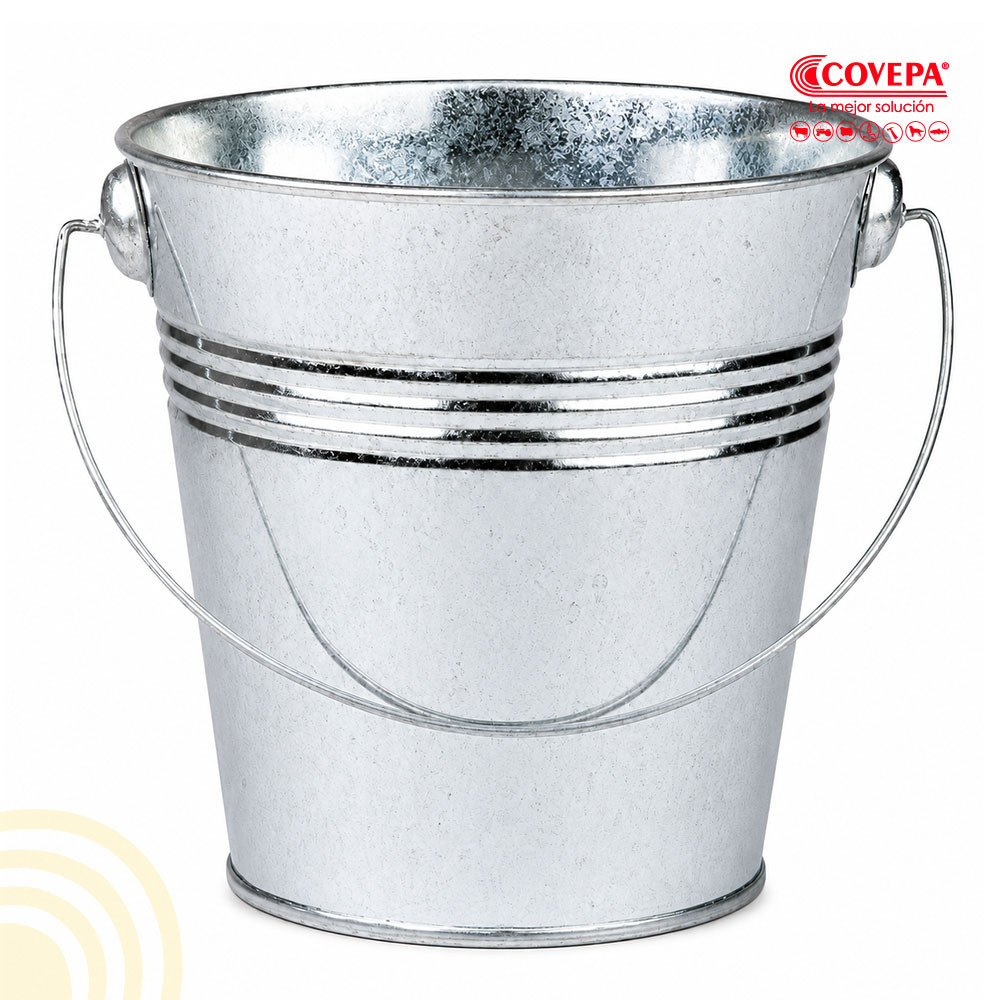 Balde Metálico Galvanizado 10lt