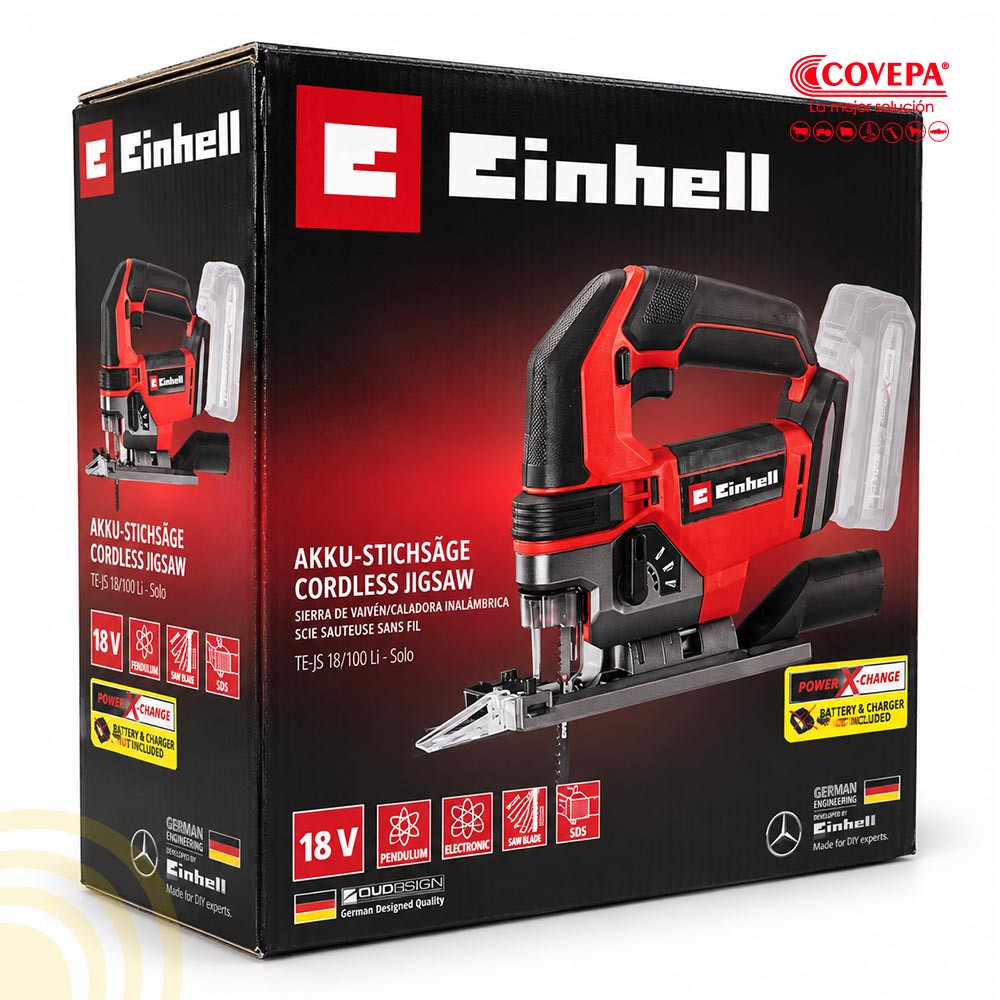 Sierra Caladora Inalámbrica Einhell TE-JS 18/100 Li Solo