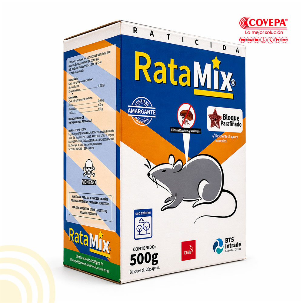 Raticida Ratamix Bloque 500g BTS