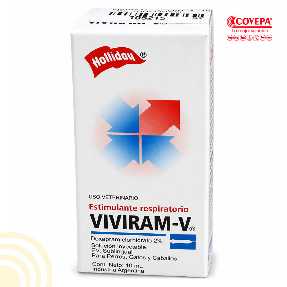 Viviram-V Estimulante Respiratorio Inyectable 10ml