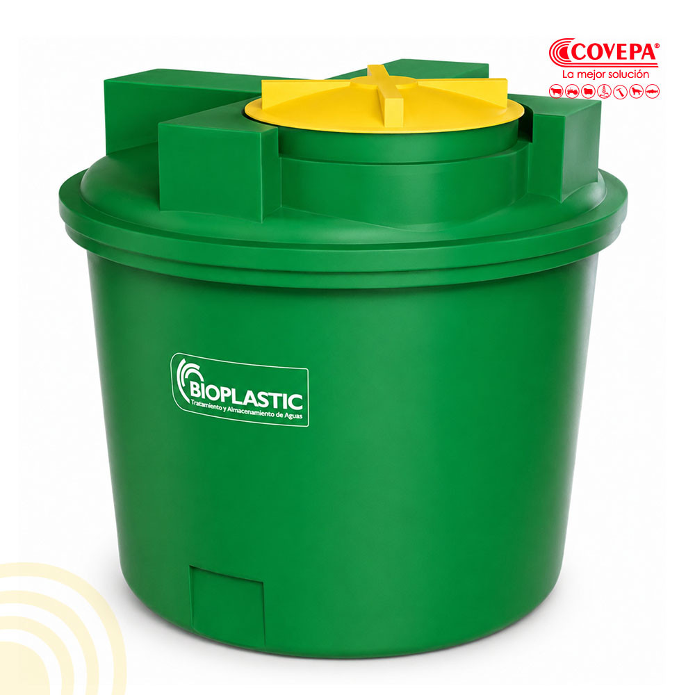 Estanque Plástico Vertical Agua 630 litros Bioplastic
