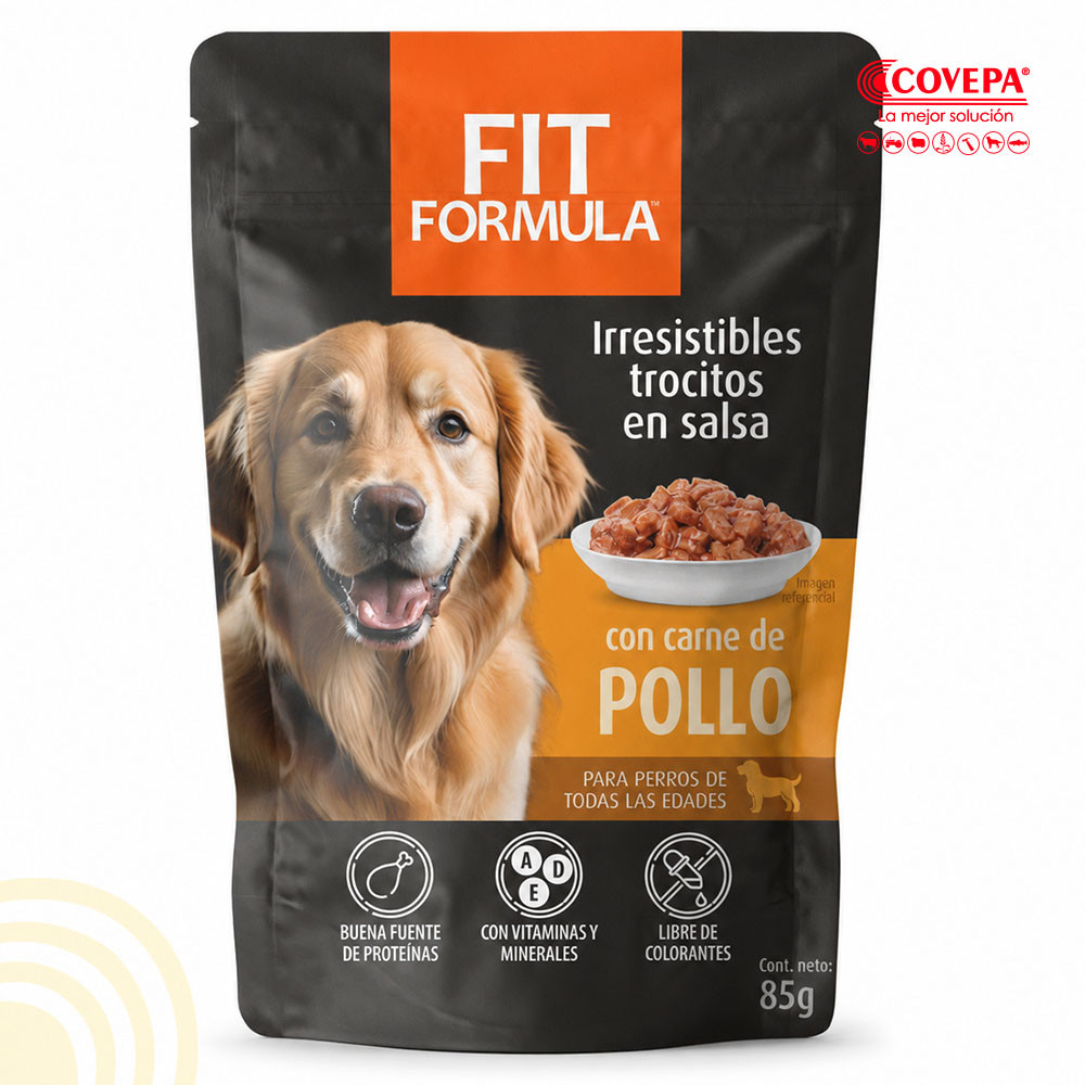 Snack Perro Sobre Fit Formula Pollo 85g