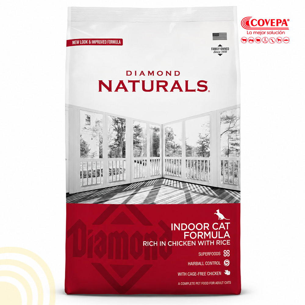Alimento Gato Diamond Naturals 7.5kg Adulto Indoor