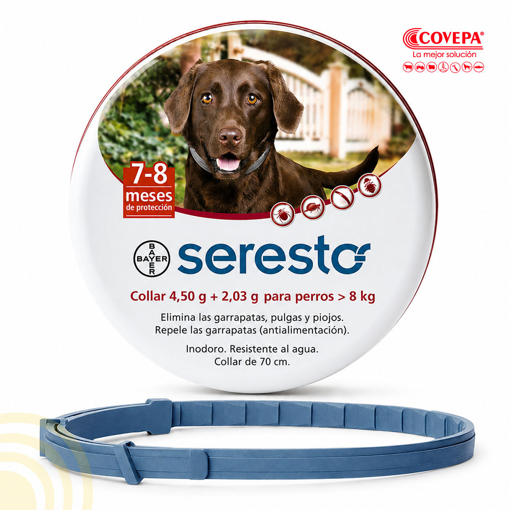 Collar Antipulgas Seresto Perros sobre 8kg