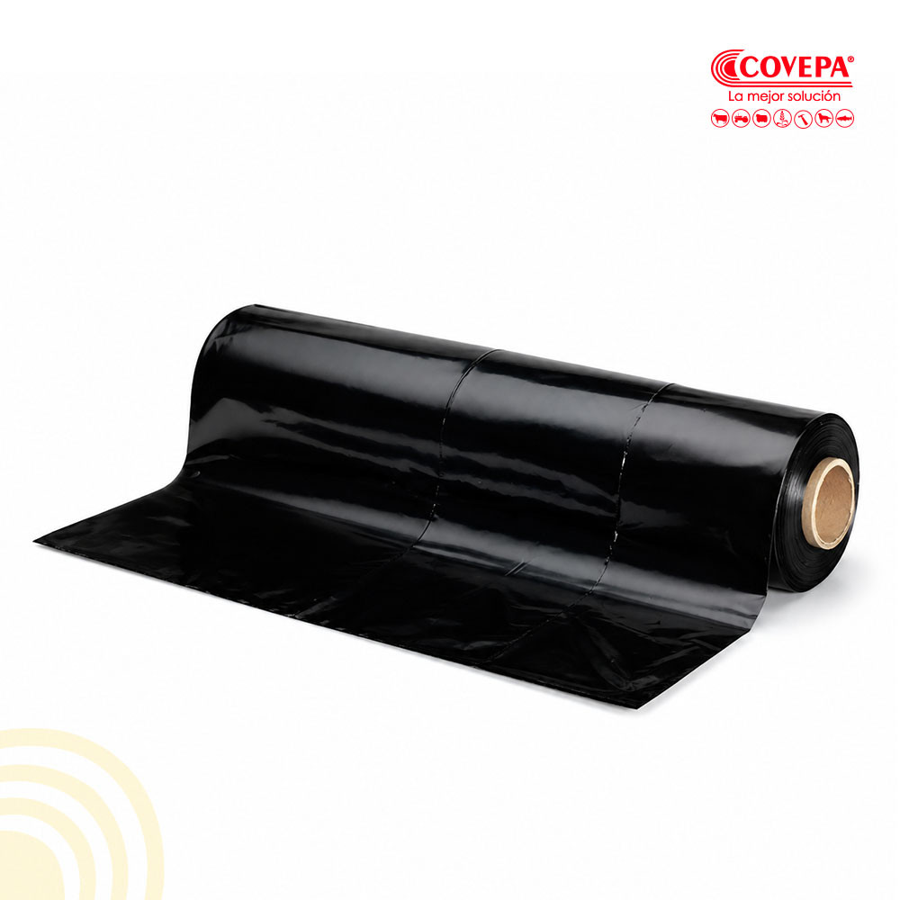 Polietileno Silo Negro 12mt Ancho Rollo 30mt