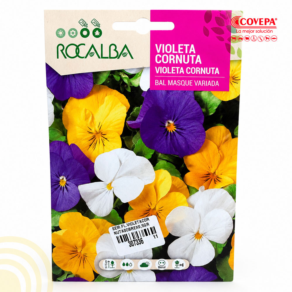 Semilla Flor Violeta Cornuta Bal Masqué Variada