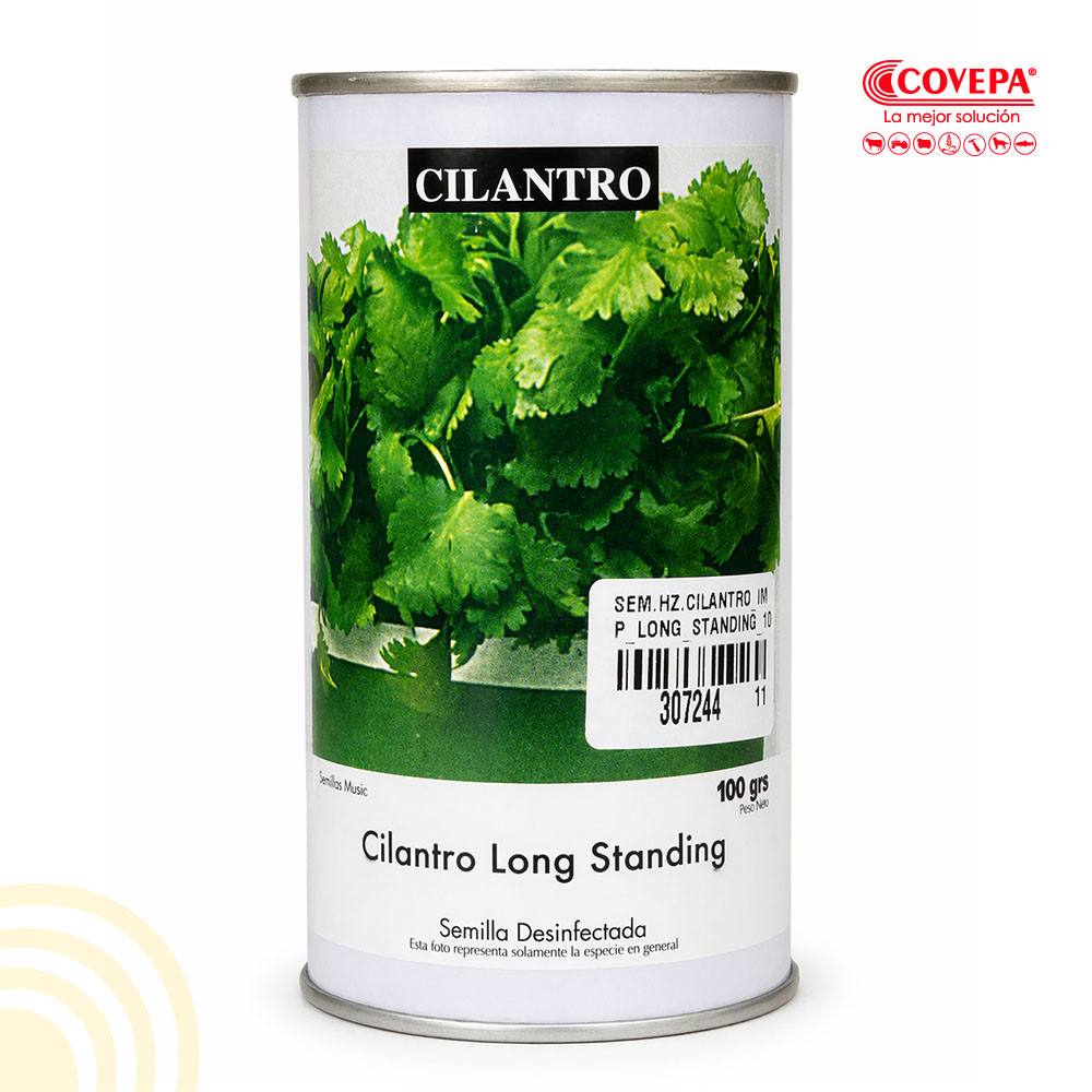 Semilla Hortaliza Cilantro Long Standing Farmers Tarro 100gr
