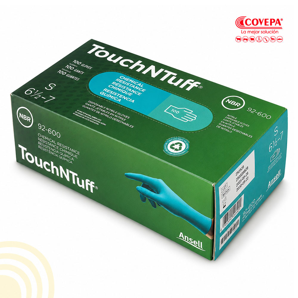 Guante Nitrilo Verde Ansell Talla S Caja 50 Pares