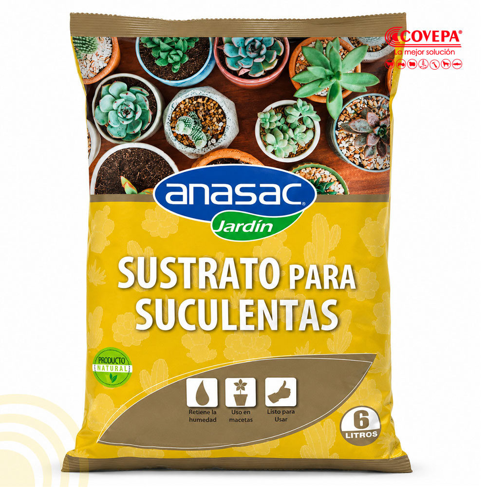 Sustrato Suculentas 6lt Anasac
