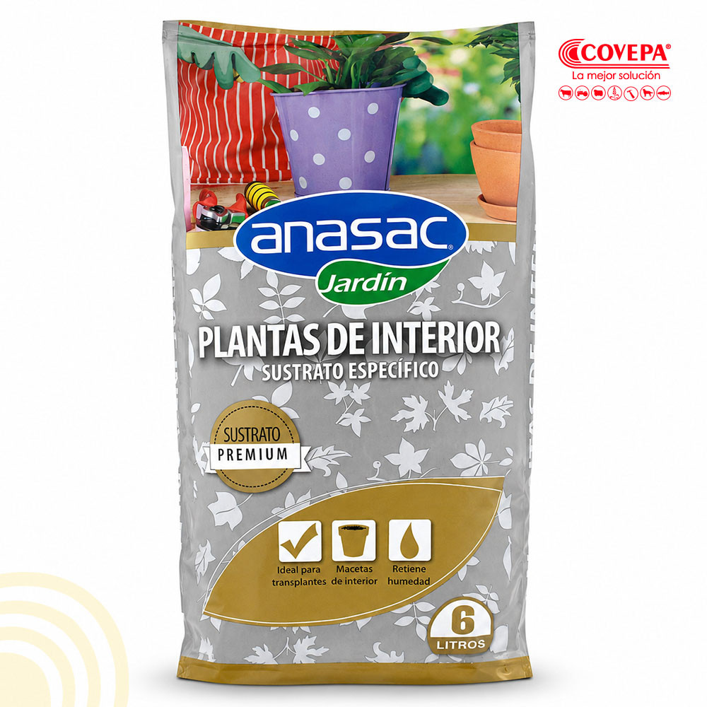 Sustrato Plantas Interior 6lt Anasac